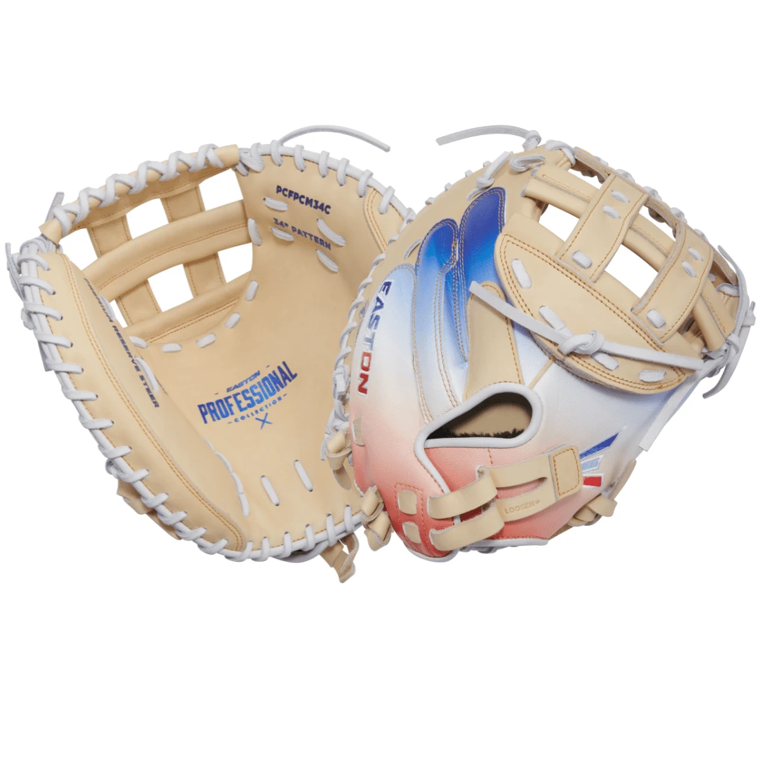 Easton Professional Collection Color Splash 2.0 34” Fastpitch Catcher’s Mitt:PCFPCM34C 3 Easton Professional Collection Color Splash 2.0 34” Fastpitch Catcher’s Mitt:PCFPCM34C - Image 3