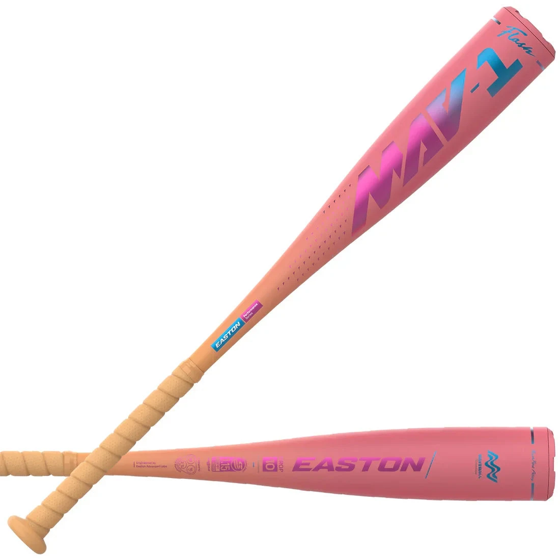 2026 Easton Mav1 Flash (-10) USSSA Junior Big Barrel Baseball Bat: EJB6M1F10 2 2026 Easton Mav1 Flash (-10) USSSA Junior Big Barrel Baseball Bat: EJB6M1F10 - Image 2