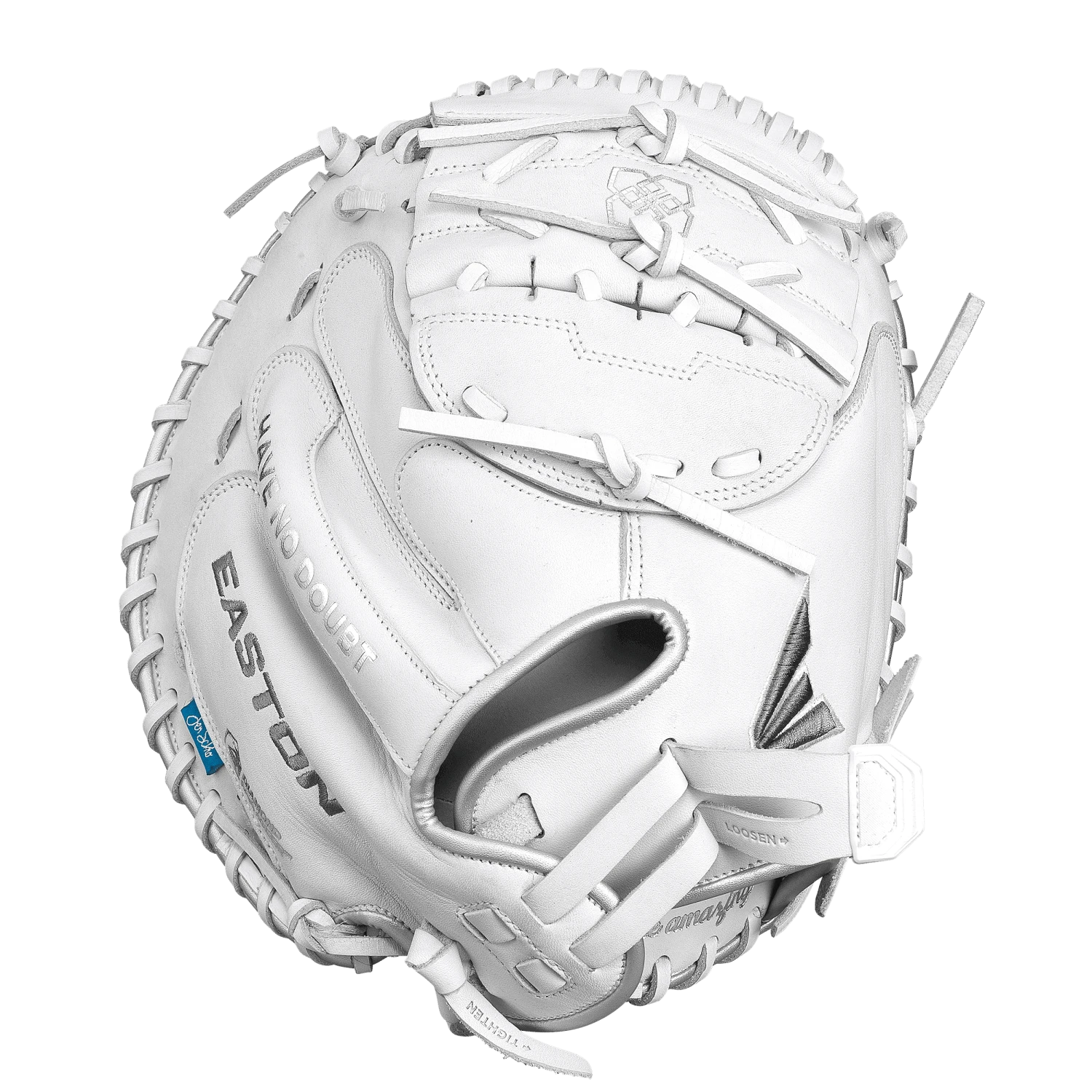 Easton Elite 33" Jen Schroeder Fastpitch Catcher's Mitt: MYWHY-29 1 Easton Elite 33" Jen Schroeder Fastpitch Catcher's Mitt: MYWHY-29